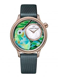 Đồng hồ Jaquet Droz Petite Heure Minute Smalta Clara Humming Bird J005503502