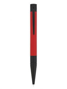 Bút bi xoay S.T. Dupont D-Initial Matt Black And Red Ballpoint Pen 265116