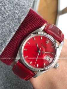 Đồng hồ Rolex Oysterdate Precision 34 Red/Rosso Watch M6694